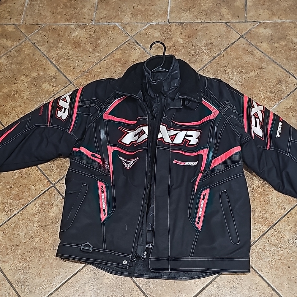 FxR Black and Red jacket for men sz L